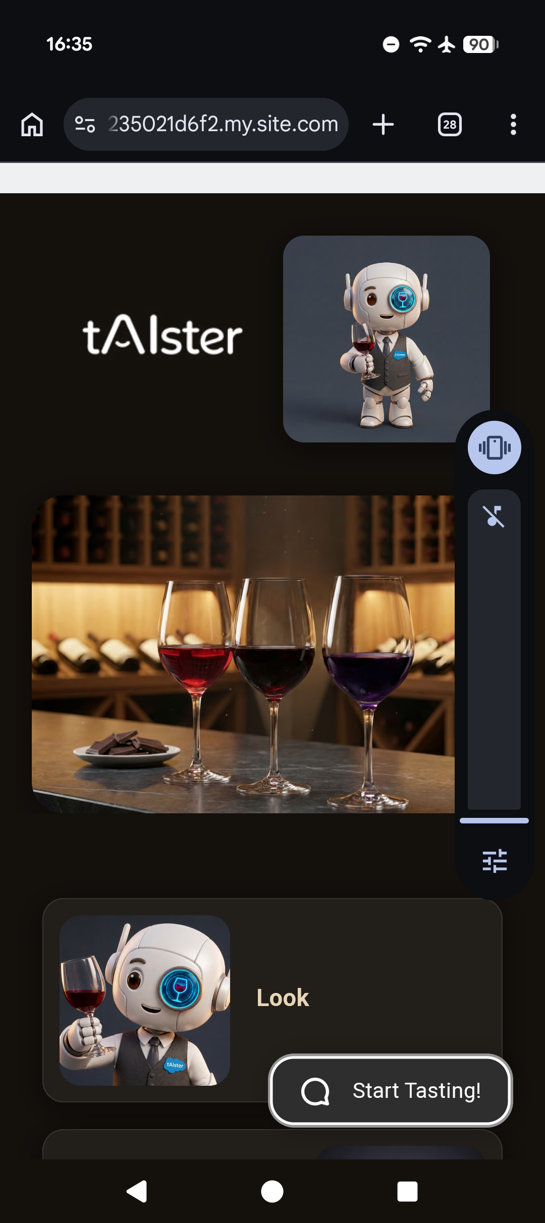 tAIster AI wine agent