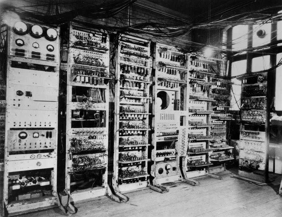 Manchester Mark I Computer, 1948.
