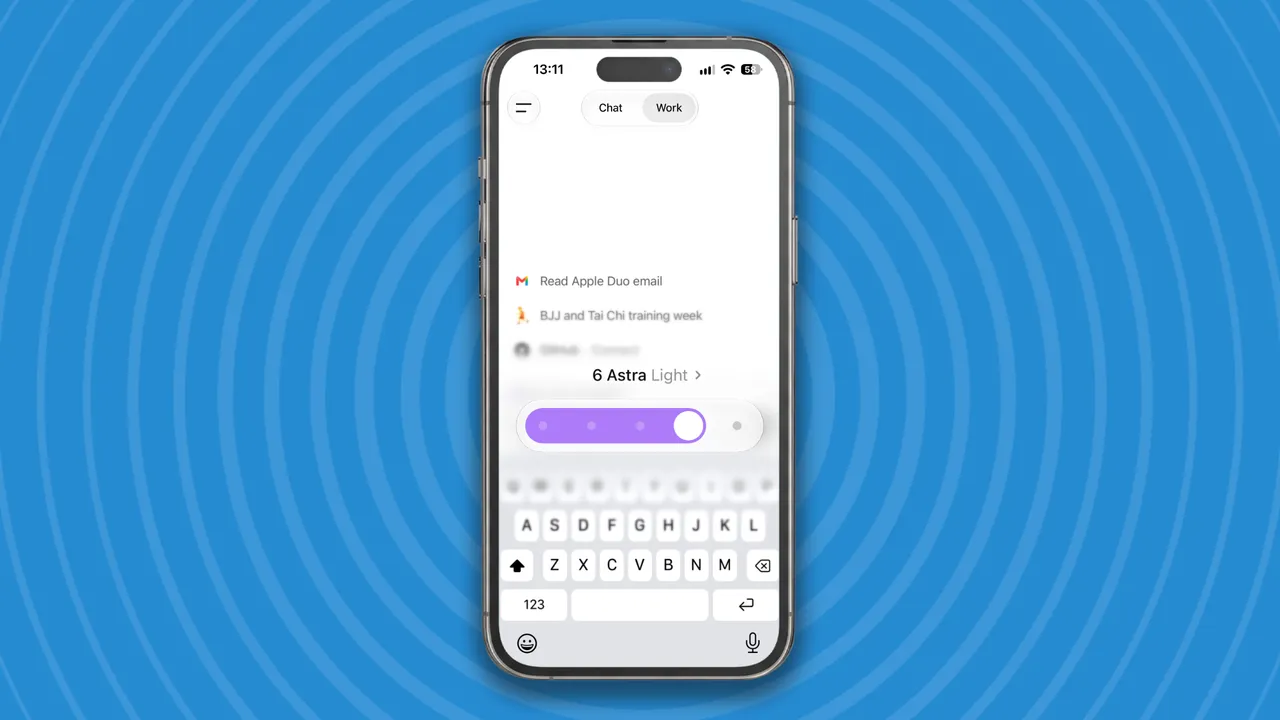 ChatGPT on a mobile phone.