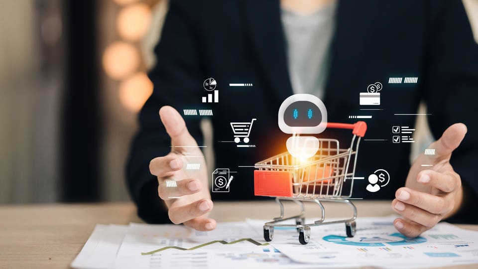 Artificial Intelligence Chatbot with Shopping Cart Concept for E-commerce and Online Business
