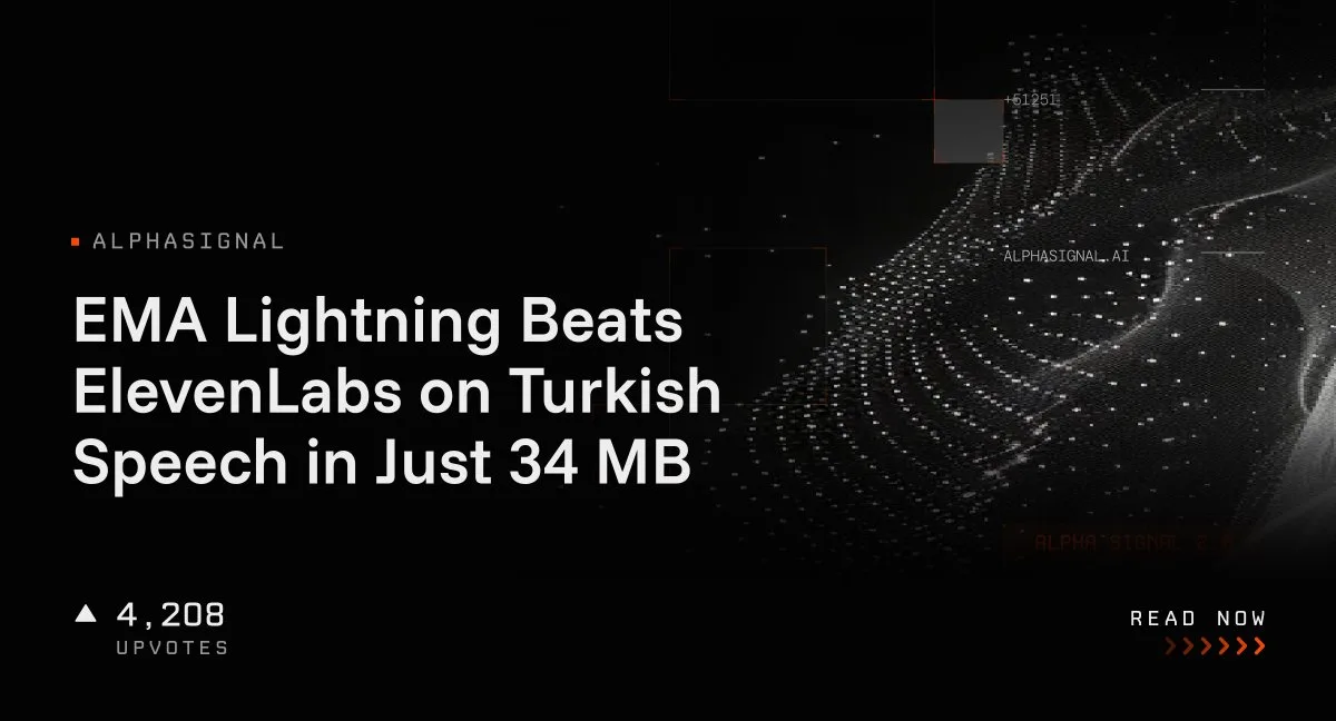 شاهکار ۳۴ مگابایتی برای زبان ترکی؛ مدل کوچک EMA Lightning چطور ElevenLabs را به چالش کشید؟