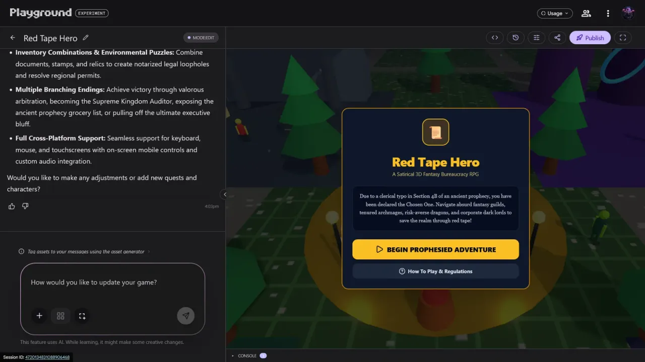 Google AI Playground