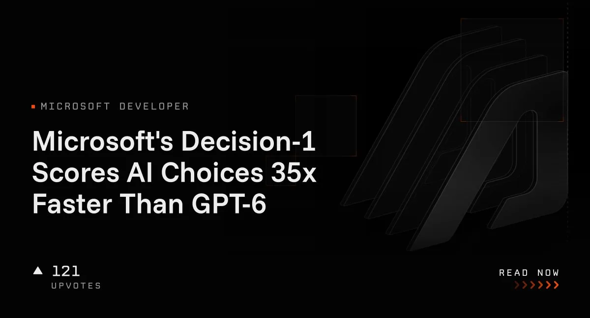 مایکروسافت از مدل Decision-1 رونمایی کرد؛ تصمیمی ۳۵ برابر سریعتر برای ایجنتهای هوش مصنوعی!