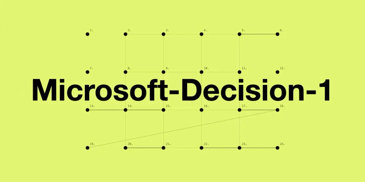 دیاگرام معماری امتیازدهی به تصمیمها در مدل Microsoft-Decision-1
