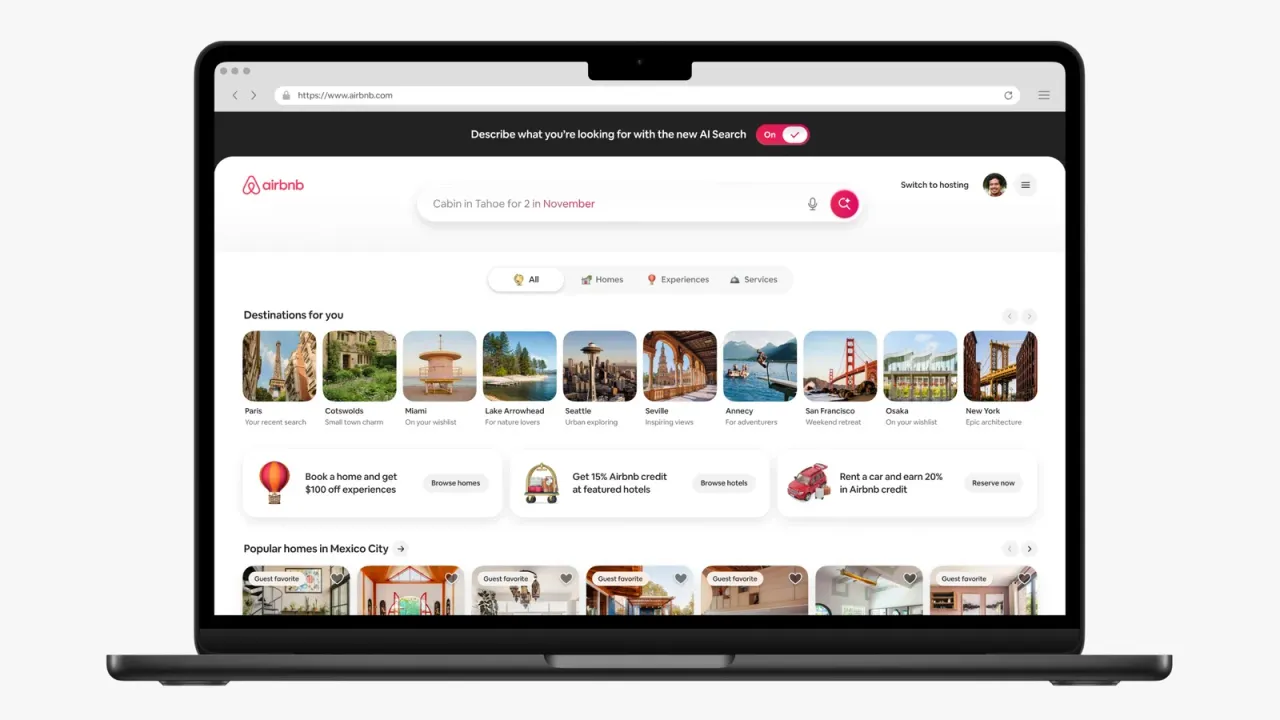 Airbnb AI search