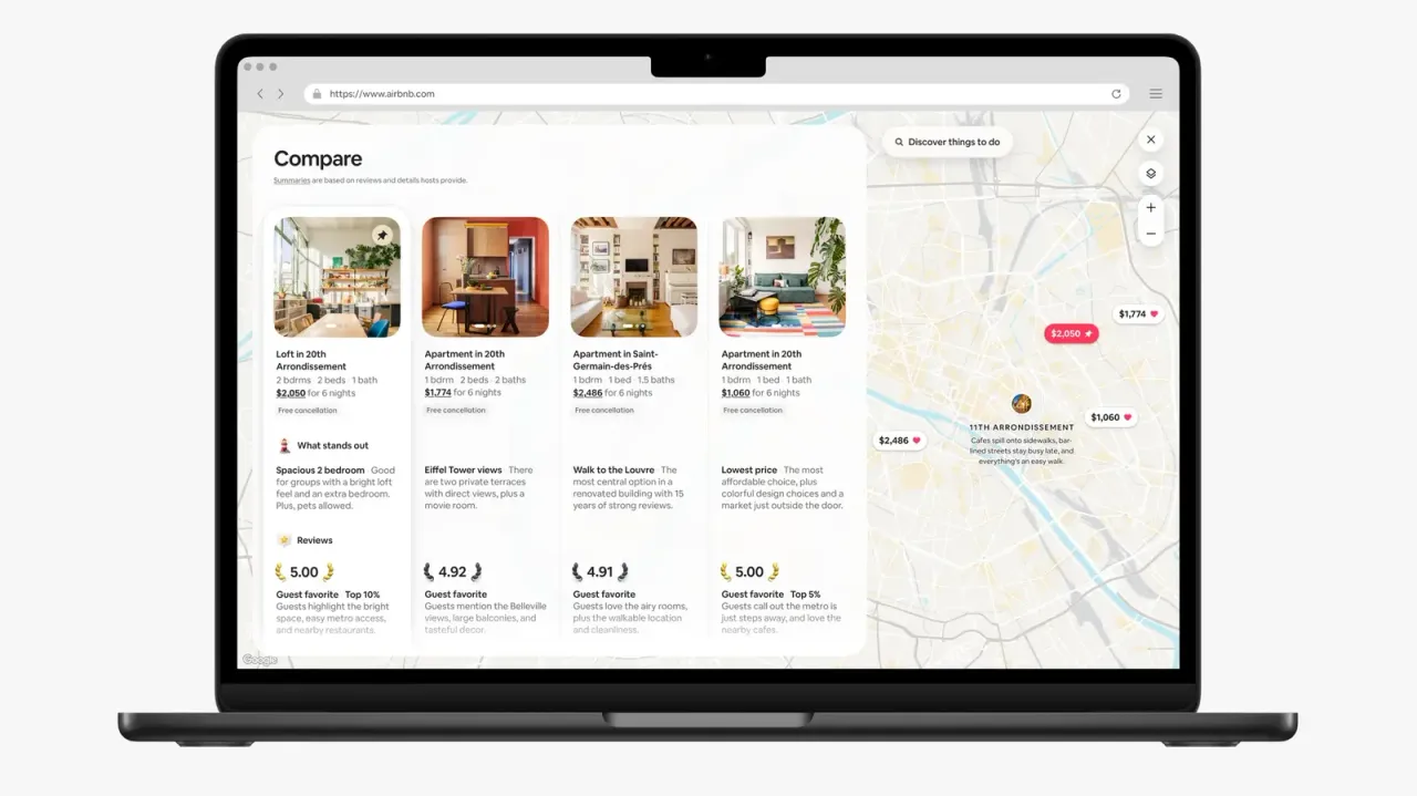 Airbnb AI Comparisons