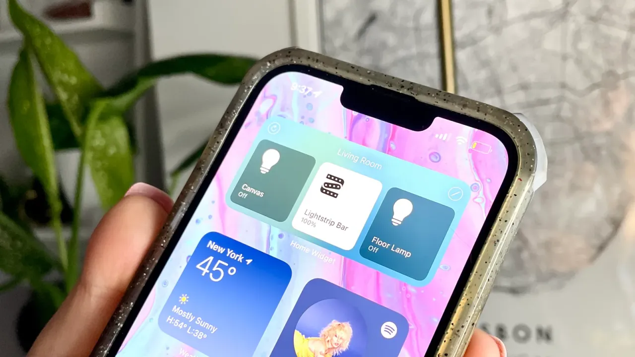 ویجت HomeKit در آیفون