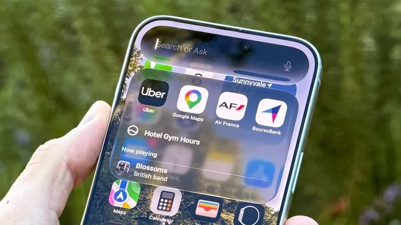نمای نزدیک از بخش اسپاتلایت آیفون در سیستمعامل iOS 27