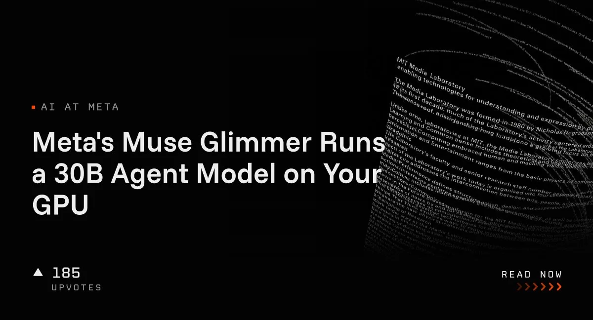 اجرای بومی ایجنتهای هوش مصنوعی روی کارت گرافیک؛ متا مدل وزنباز Muse Glimmer را منتشر کرد