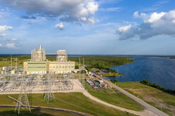 AUSTIN, TEXAS - JULY 03: In an aerial view, the Decker Creek Power Station is shown on July 03, 2024 in Austin, Texas. The state of Texas is developing plans to double its Texas Energy Fund of $5 billion. The move seeks to bolster an expansion of the power grid, as new predictions of surges in electricity usage loom.