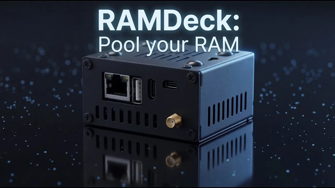 RAMDeck: The hub that pools RAM from every device you own - YouTube