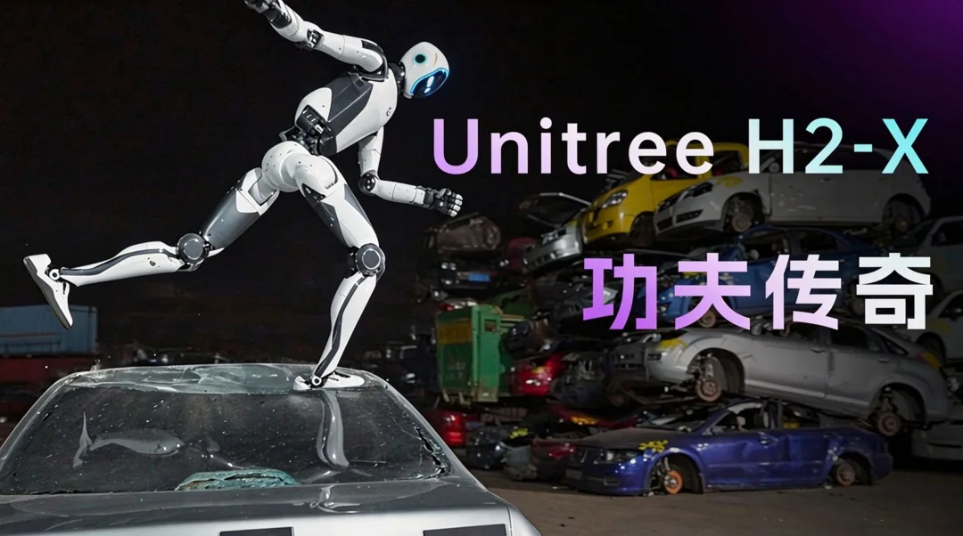 پای ربات انساننمای H2-X شرکت Unitree در حین اجرای نمایش زنده شکست و جدا شد