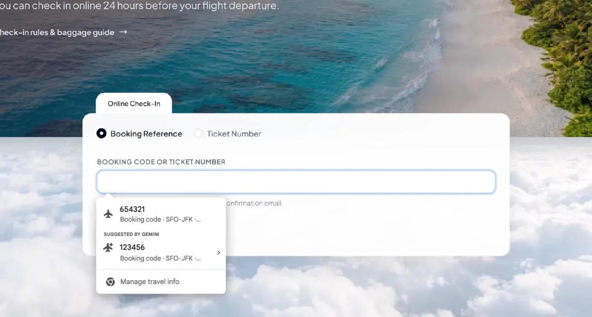 قابلیت جدید تکمیل خودکار در Chrome با کمک هوش مصنوعی، فرمها را از روی اطلاعات جیمیل پر میکند